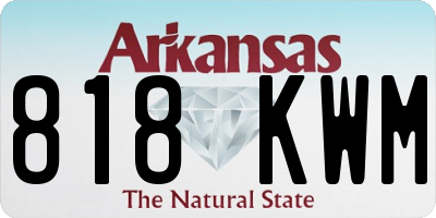 AR license plate 818KWM