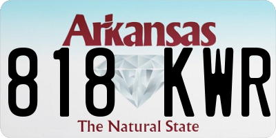 AR license plate 818KWR