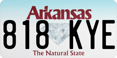 AR license plate 818KYE