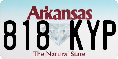 AR license plate 818KYP