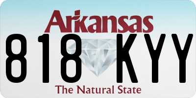 AR license plate 818KYY