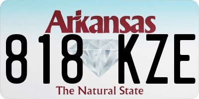 AR license plate 818KZE