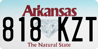 AR license plate 818KZT