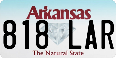 AR license plate 818LAR