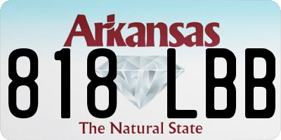 AR license plate 818LBB