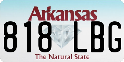 AR license plate 818LBG