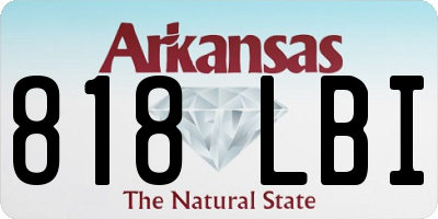 AR license plate 818LBI