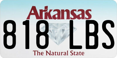 AR license plate 818LBS
