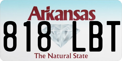 AR license plate 818LBT