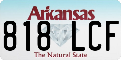 AR license plate 818LCF