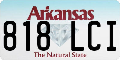AR license plate 818LCI
