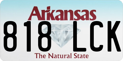 AR license plate 818LCK