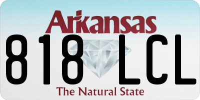 AR license plate 818LCL