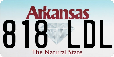 AR license plate 818LDL