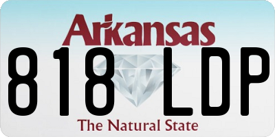 AR license plate 818LDP