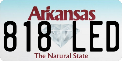 AR license plate 818LED