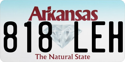 AR license plate 818LEH