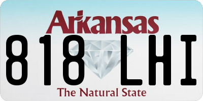 AR license plate 818LHI