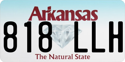 AR license plate 818LLH