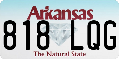 AR license plate 818LQG