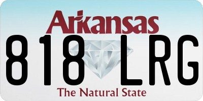 AR license plate 818LRG