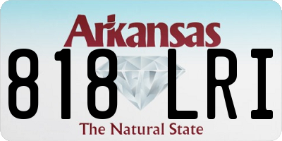AR license plate 818LRI