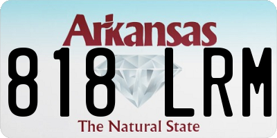 AR license plate 818LRM