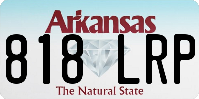 AR license plate 818LRP
