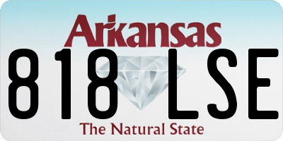 AR license plate 818LSE