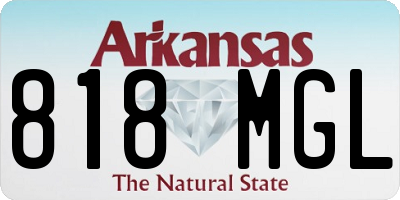 AR license plate 818MGL