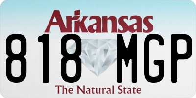 AR license plate 818MGP