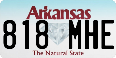 AR license plate 818MHE
