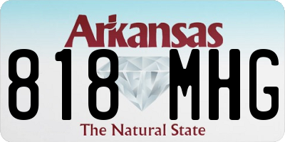 AR license plate 818MHG
