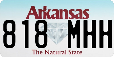 AR license plate 818MHH