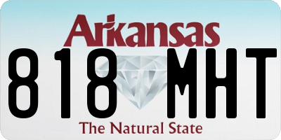 AR license plate 818MHT