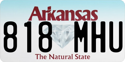 AR license plate 818MHU