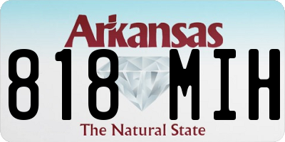 AR license plate 818MIH