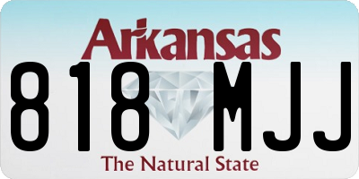 AR license plate 818MJJ