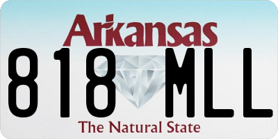 AR license plate 818MLL