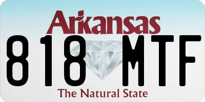 AR license plate 818MTF