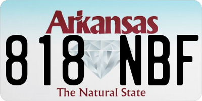 AR license plate 818NBF