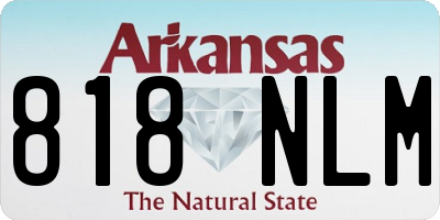 AR license plate 818NLM