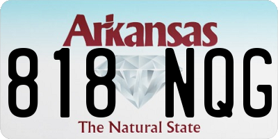 AR license plate 818NQG
