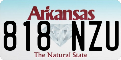 AR license plate 818NZU