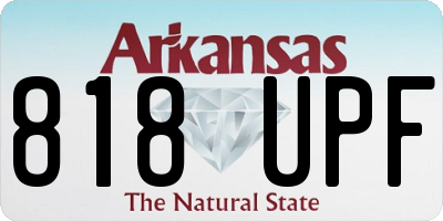 AR license plate 818UPF