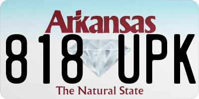 AR license plate 818UPK
