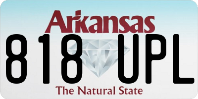 AR license plate 818UPL