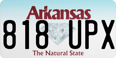 AR license plate 818UPX