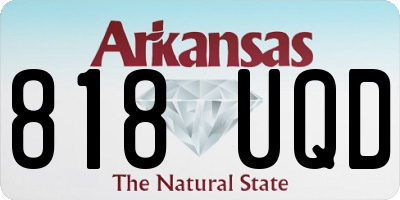 AR license plate 818UQD