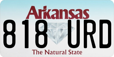 AR license plate 818URD
